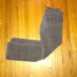 Women’s gray corduroy Patagonia pants